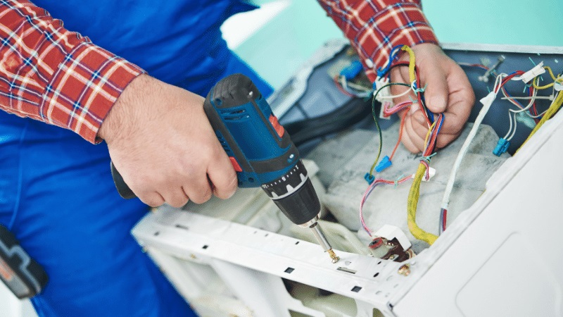 Karaburun Westinghouse Westinghouse çamaşır makinesi kart tamiri – Su almama arızası orijinal parça ile giderildi. - Teknik servis örneği